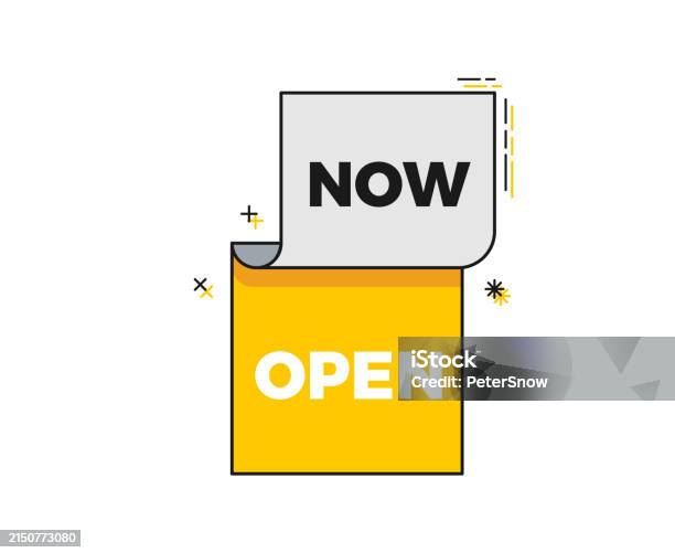 Message Now Graphics Now Open Text Message In Vector Sticker Tag Graphic Element Stock ...