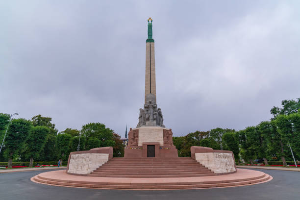 istock The Freedom Monument in Riga, Latvia 2150775781