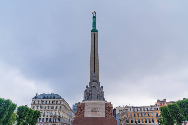 istock The Freedom Monument in Riga, Latvia 2150775815