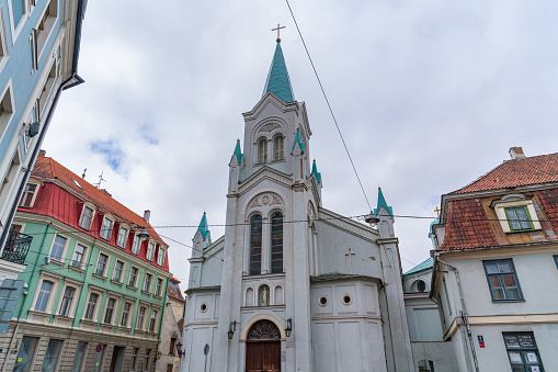 Our Lady of Sorrows Church in Riga, Latvia