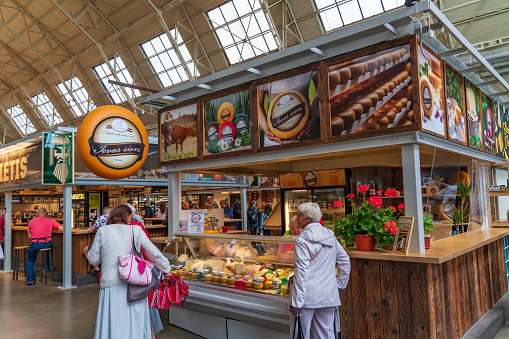 Riga Central Market in Latvia, Europe's largest market