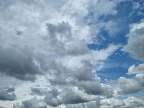 istock Spectacular view of clouds on blue sky 2150778285