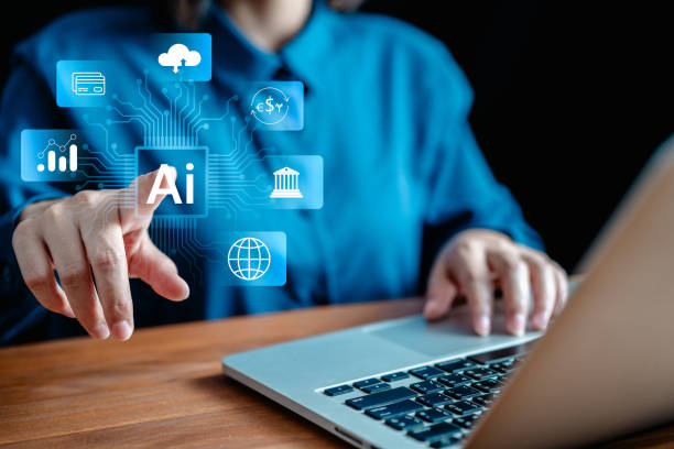istock Businesswomen touching diagram ai global data network connect, learning technology artificial intelligence, modern innovation, autonomous machine brain, science, futuristic technology transformation. 2150778513
