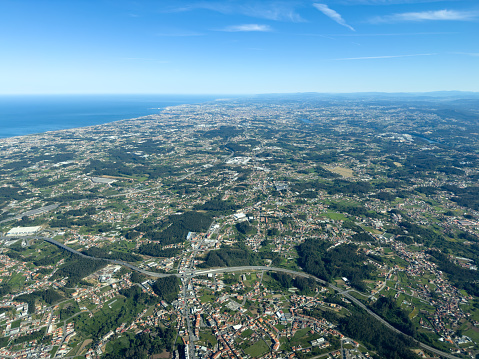 Porto City aerial view, Portugal.