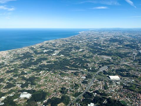 Porto City aerial view, Portugal.