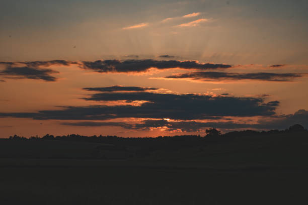 istock photography, beautiful summer sunset in nature 2150782425