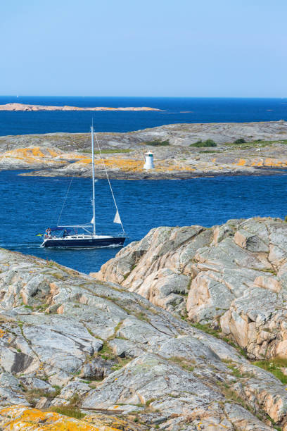 istock Sailboat in the rocky sea archipelago 2150786690