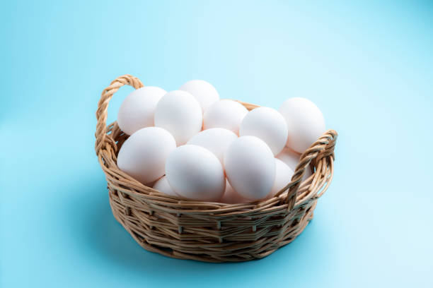 istock Eggs Nestled in a Basket 2150790203
