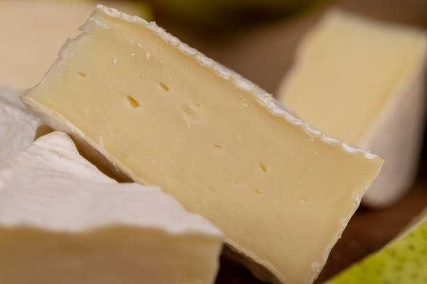 istock delicious cheese covered with safe white mold 2150795142