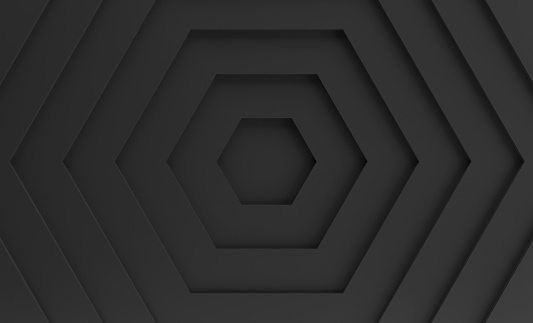 Abstract 3D Hexagon Background