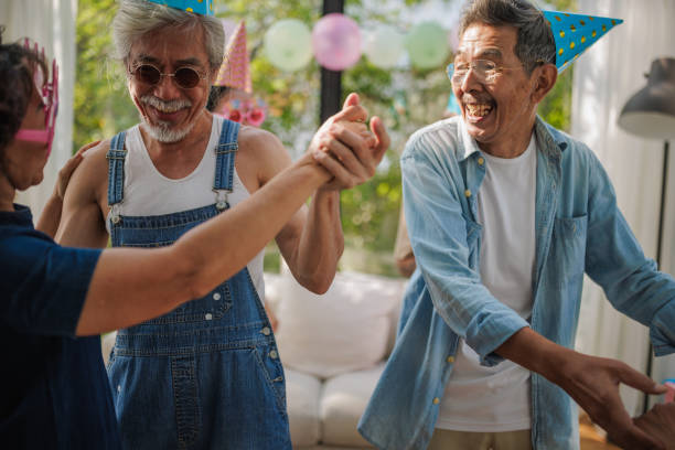 istock Senior friends are celebrating birthday 2150795639