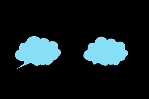 cloud, bubble, speech, icon