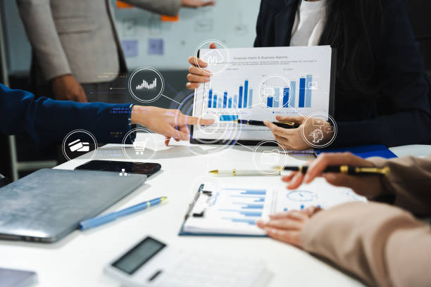 istock Project manager working and update tasks with milestones progress planning and professional investor working new start up project in the office 2150797551