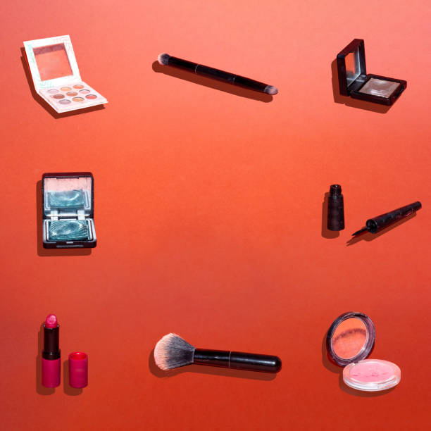 istock Creative make up products concept seamless pattern of beauty products. 2150798067