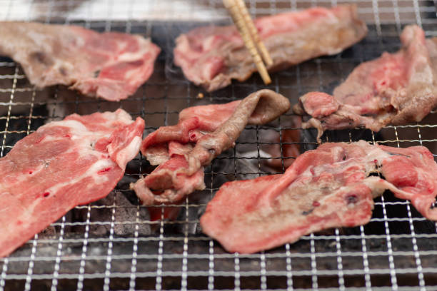 istock Scenery of enjoying barbecue on holidays 2150799573