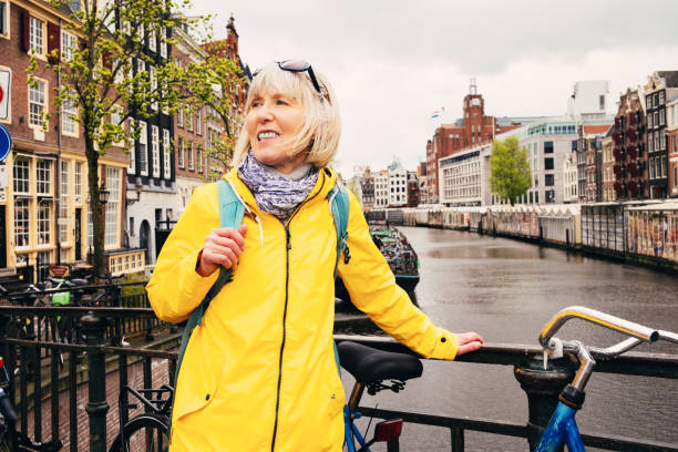 istock Senior woman in Amsterdam, The Netherlands, in Springtime 2150800191