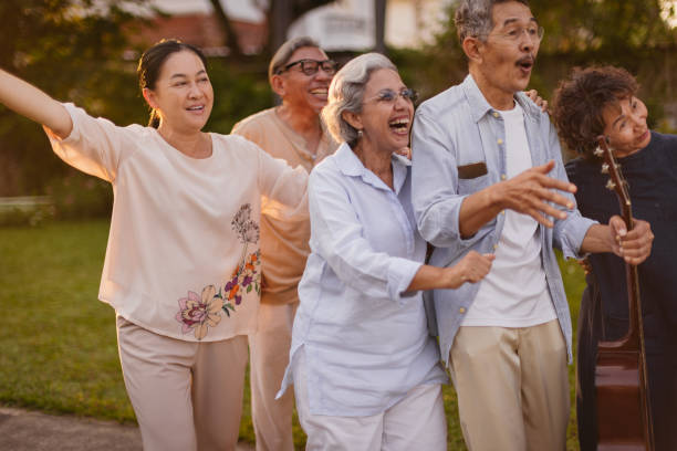 istock Happy senior friends 2150802605