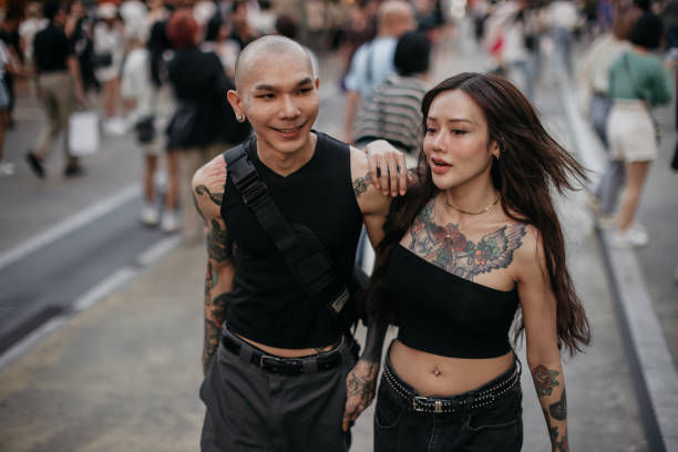 istock Urban people in a city walk 2150803234
