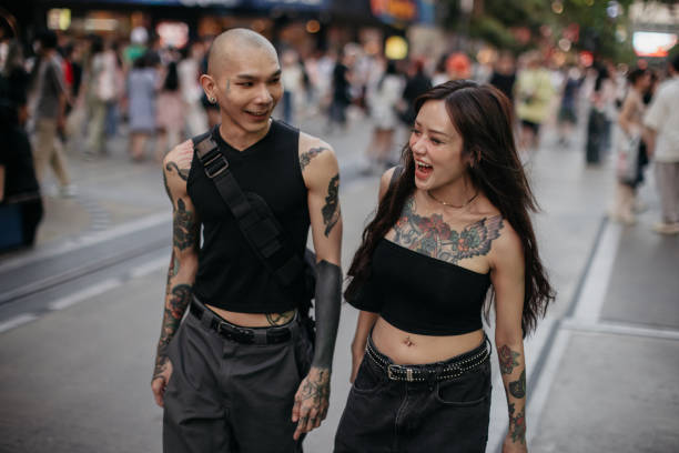 istock Urban people in a city walk 2150803236