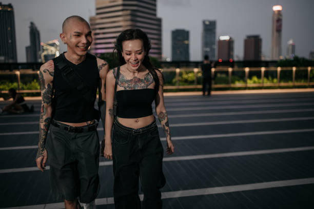 istock Urban friends talking and smiling 2150803287