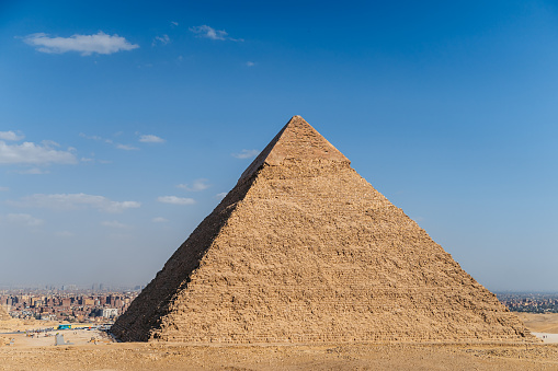 The Pyramids of Giza (Egyptian pyramids) in Cairo, Egypt.
