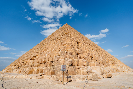 Pyramids of Giza - long range view