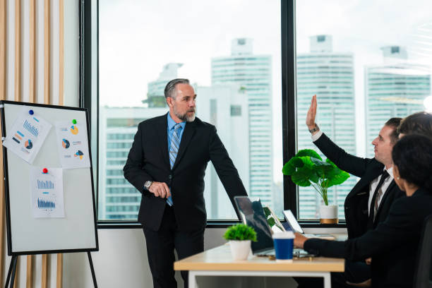 istock Multiracial business people having meeting and brainstorming. 2150806032