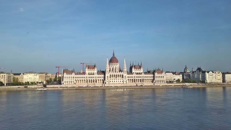 Parliament ob Budapest from above
