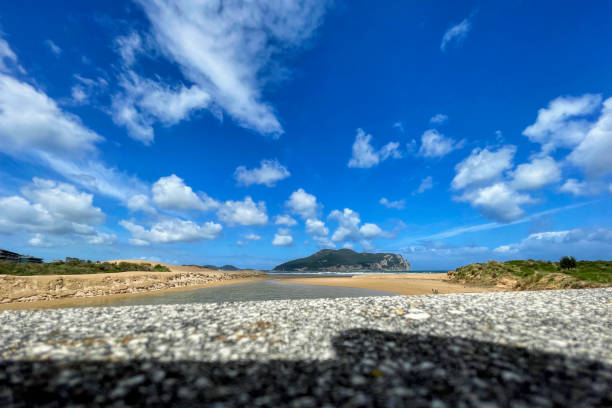Salve Beach in spring. Laredo. Spain