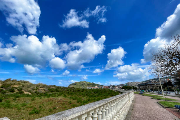 Salve Beach in spring. Laredo. Spain