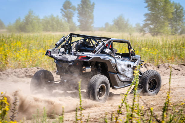 istock UTV buggy and 4x4 in the action. Rally, extreme, adrenalin 2150828296