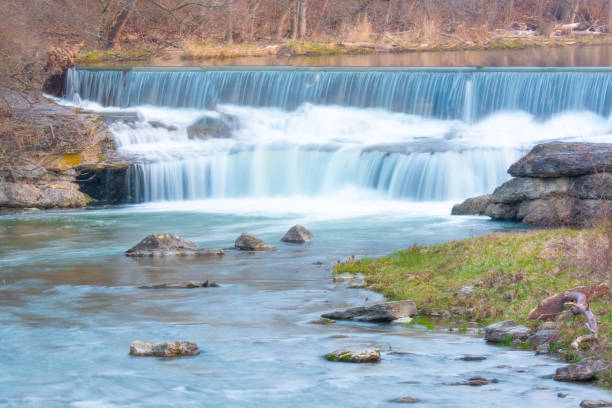 istock Waterfall-Pipe Creek Falls-Cass County, Indiana 2150828748