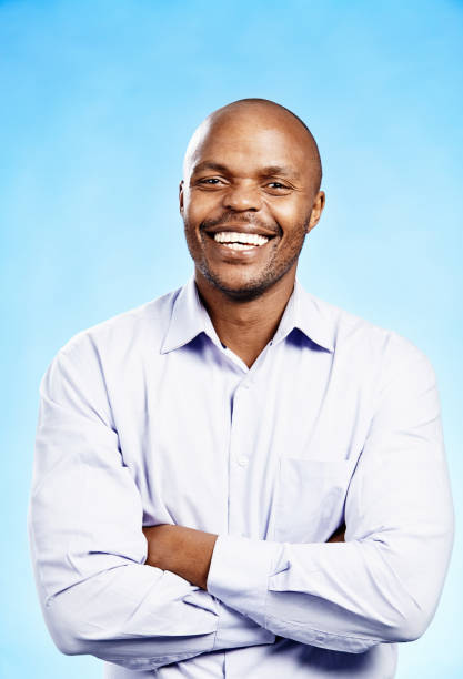 istock Happy smile from a man who looks successful and confident 2150829023