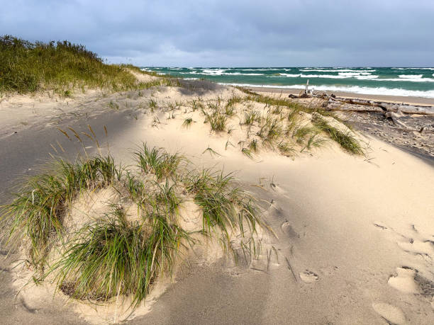 istock Stormy Day on Lake Superior at Whitefish Point 2150832005