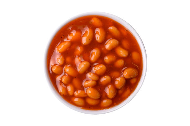 istock Delicious nutritious canned beans in tomato, with salt and spices 2150836600