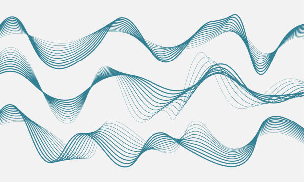 Dynamic wave abstract background.modern wave lines. Dynamic wave abstract background.modern wave lines. sound wave stock illustrations