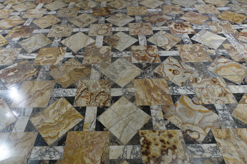 Opus sectile from the Lamian Gardens (Horti Lamiani) gallery floor