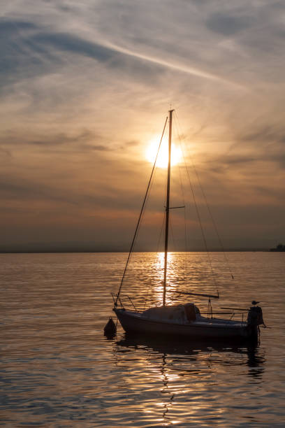 istock Sunset On Lake Garda, Italy 2150839274