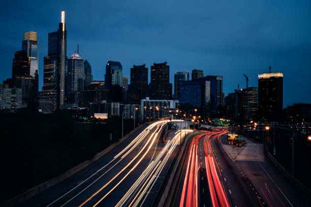 istock Downtown Philadelphia Cityscape At Night 2150844675