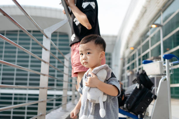 istock Young boy at the airport 2150849819