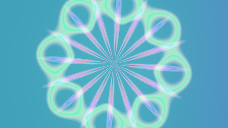 4k kaleidoscope abstract animation background.