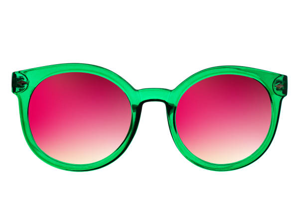 istock beach summer glasses in a colored plastic frame with gradient glasses, isolated on a white background 2150855507
