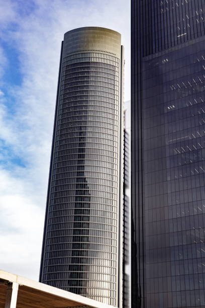 Madrid, Spain. Skyscrapers in the financial district.