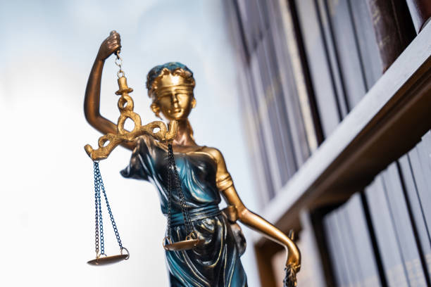 istock Justice blindfolded lady holding scales 2150865059