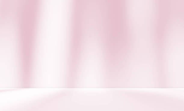 istock Empty pink purple room studio with sunlight effect shadow on the floor and wall for product presentation. 2150867817