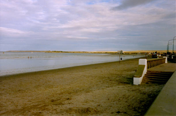 istock Great beach at low tide in South America 2150871324