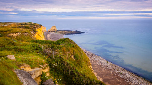 The rocky promontory, Pointe du Hoc.