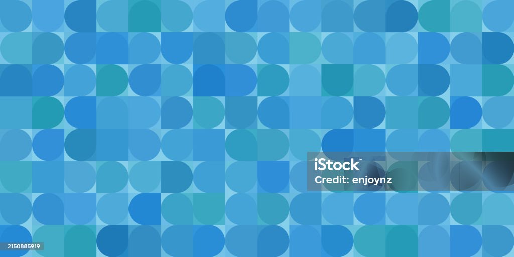 Blue Abstract Document Pattern Seamless Blue Retro Pattern Background Wallpaper Stock Illustration ...