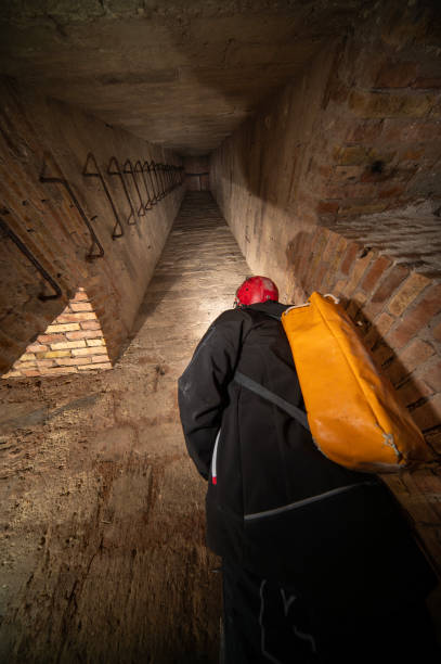 istock Scout in the bomb shelter 2150887824