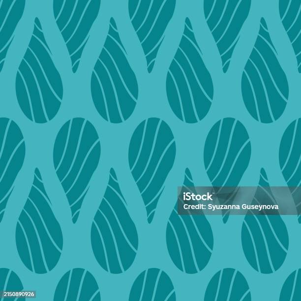 Pattern Drop Shape Abstract Liquid Drop Shapes Seamless Pattern Organic Elements Endless ...